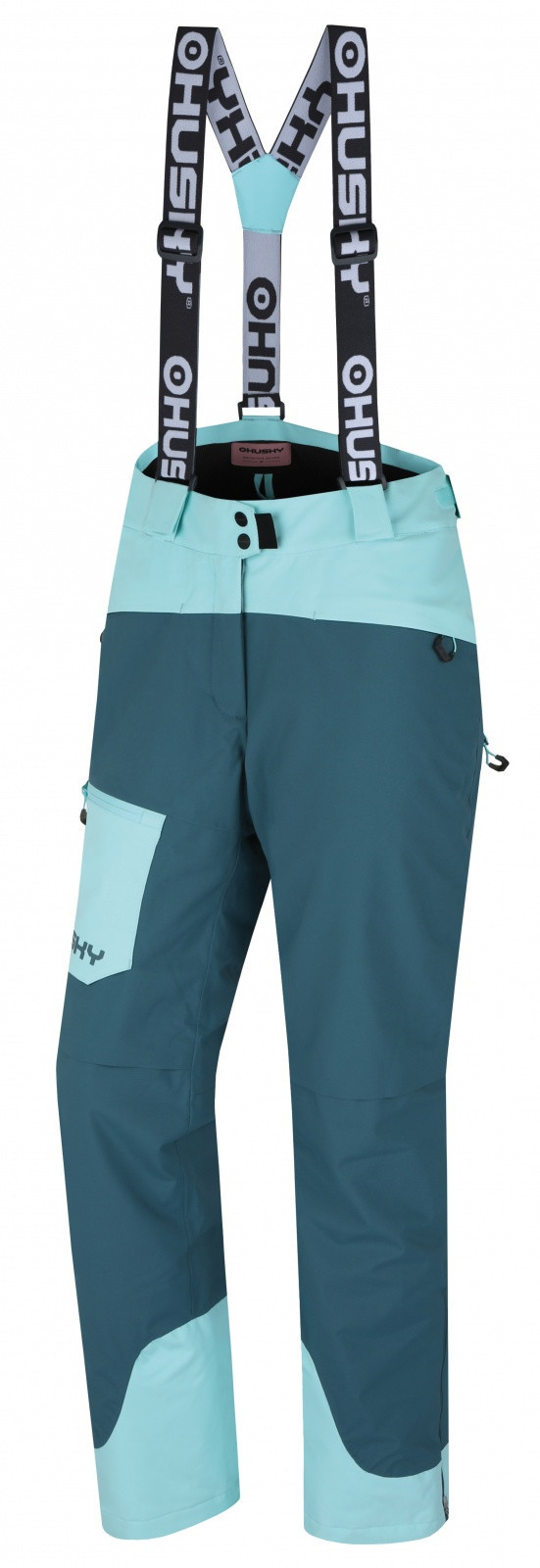 Husky Glad L XL, turquiose Dámské lyžařské kalhoty