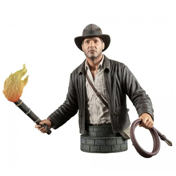 Busta Indiana Jones: Raiders of the Lost Ark 1/6 SDCC 2023 exkluzívní, 15 cm