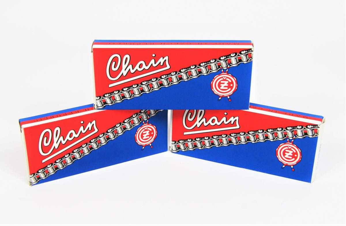 Diverse / Import Řetěz ČZ 1/2 x 3/16 MOFA 118 čl. se sponou STADION, JAWETTA, KORADO