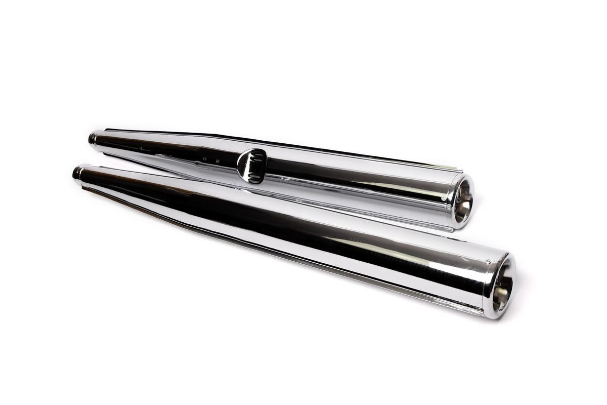 Diverse / Import Tlumič výfuku s prolisem JAWA 350 - 638, 639, 640 TS (sada) TW