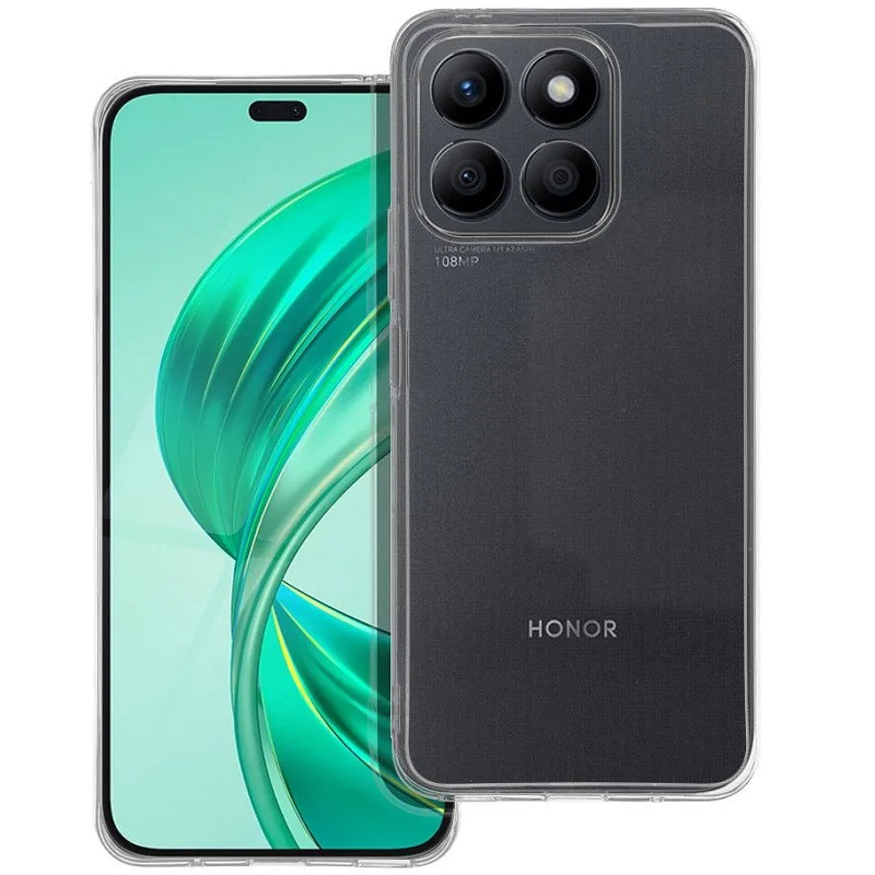 Pouzdro silikon Honor X8a Camera Protection transparentní