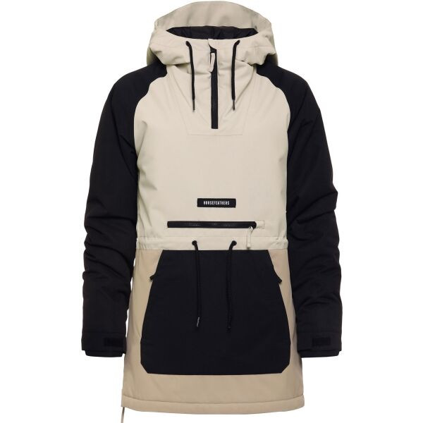 Horsefeathers DERIN II Dámská lyžařská/snowboardová bunda, béžová, velikost