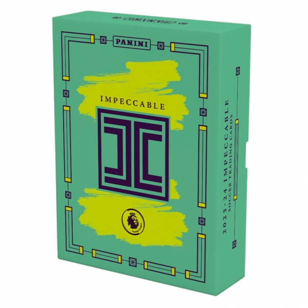 2023-2024 Panini Impeccable Premier League EPL Soccer Hobby Box - fotbalové karty
