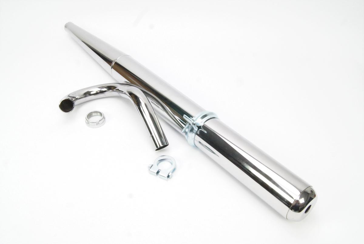 Diverse / Import Tlumič výfuku s kolenem D-32mm SIMSON Elektronic 60ccm (tuning)