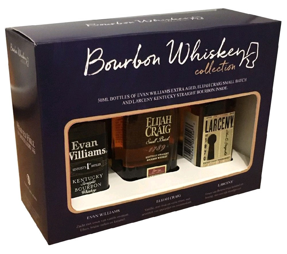 Heaven Hill Bourbon collection 3x0.05l