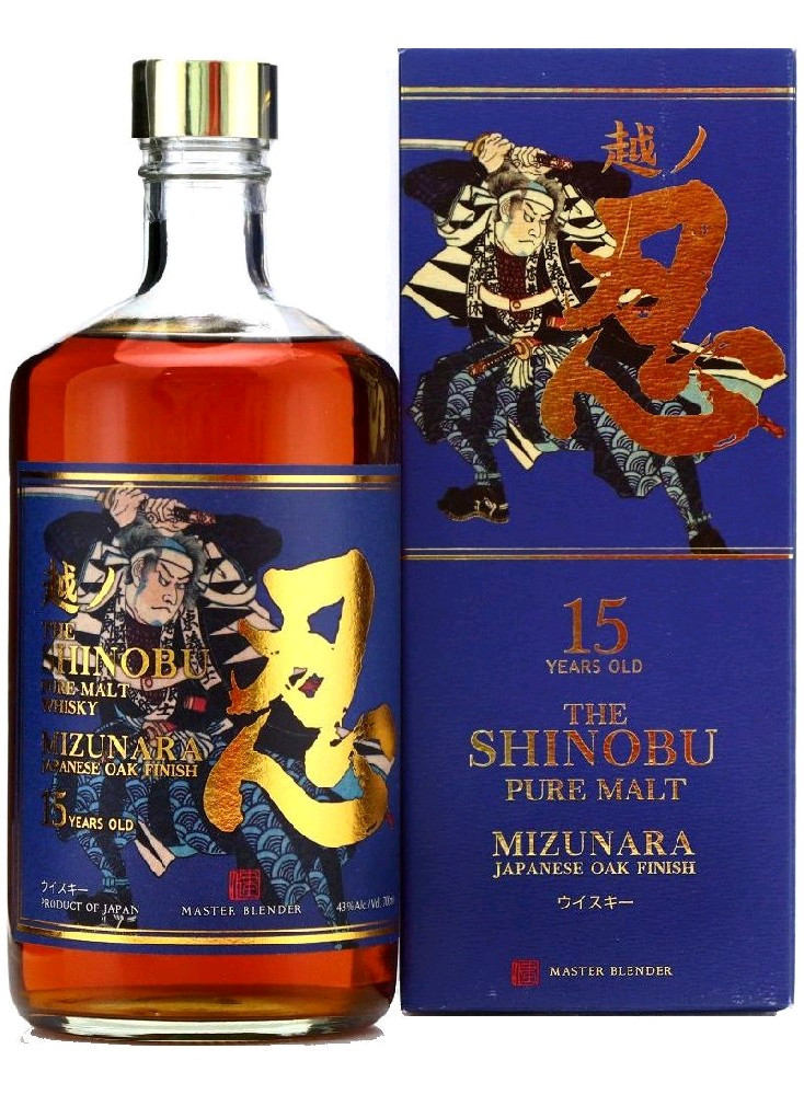 Whisky Shinobu 15y Pure Malt GB 43%0.70l