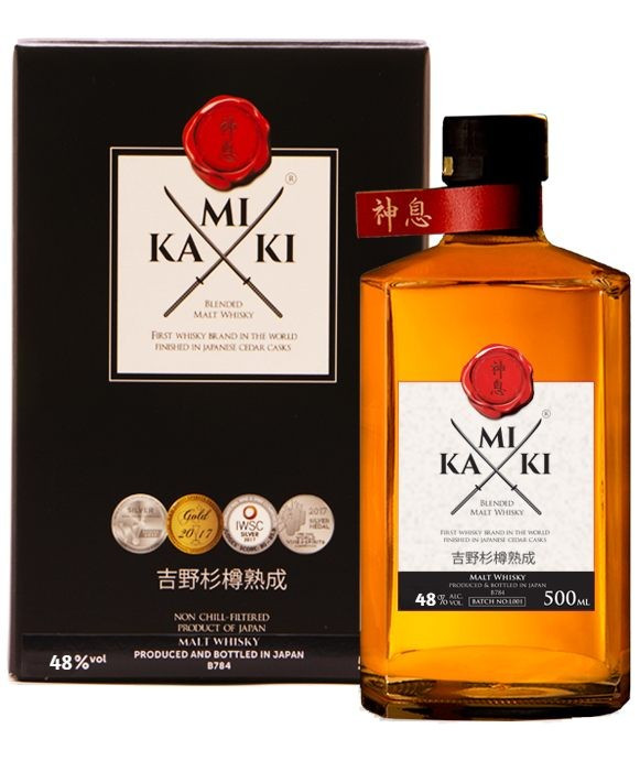 Whisky Kamiki Cedar Wood gB 48%0.50l