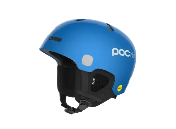 POC POCito Auric Cut MIPS dětská lyžařská přilba Fluorescent Blue vel. XS-S (51-54 cm)