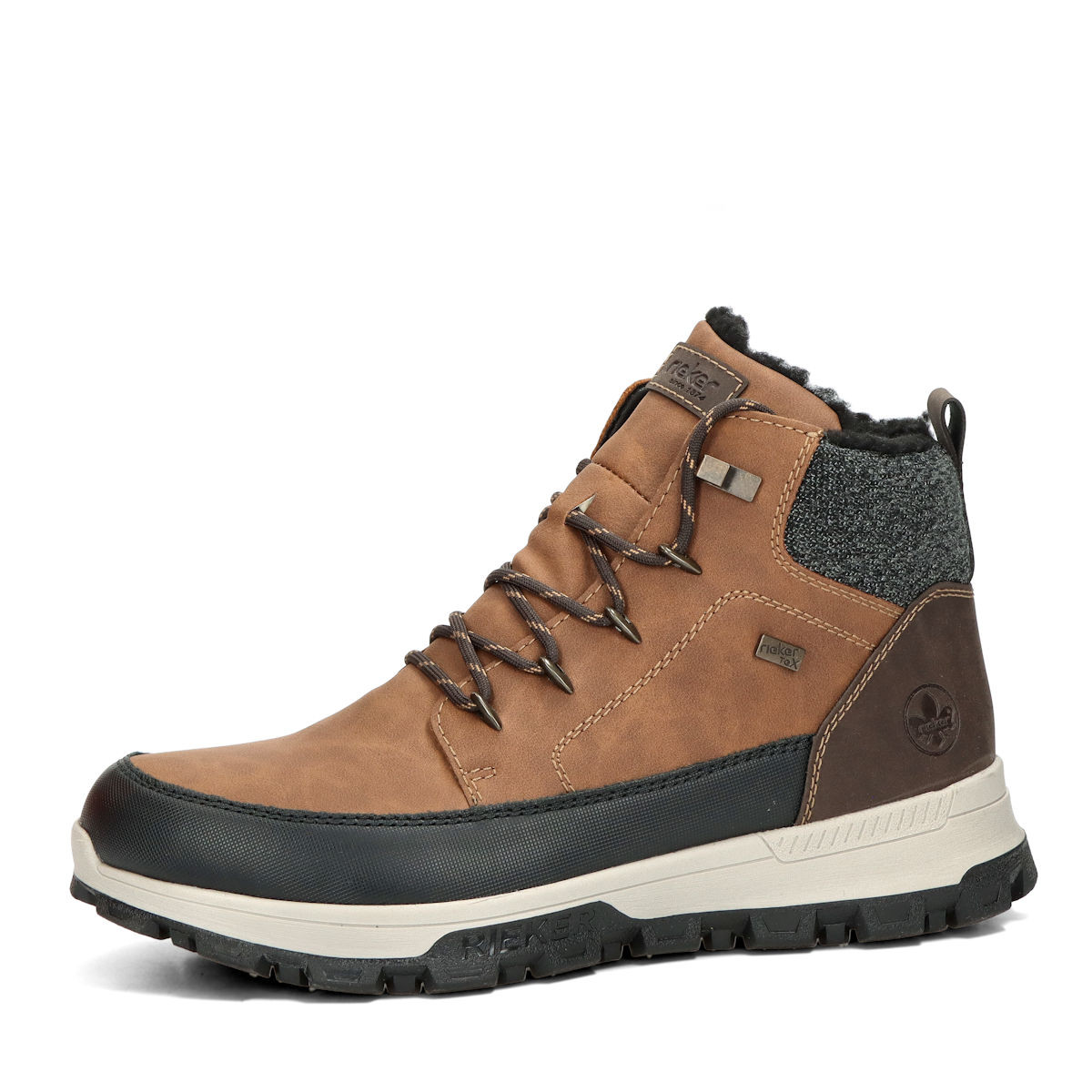 Rieker pánské zimní kotníkové boty - hnědé - 40
