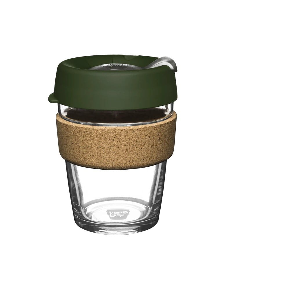 Zelený cestovní hrnek 340 ml Brew Cork Pine M – KeepCup