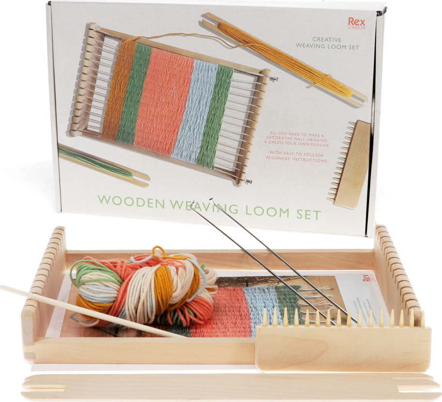 Kreativní sada Weaving Loom Set – Rex London
