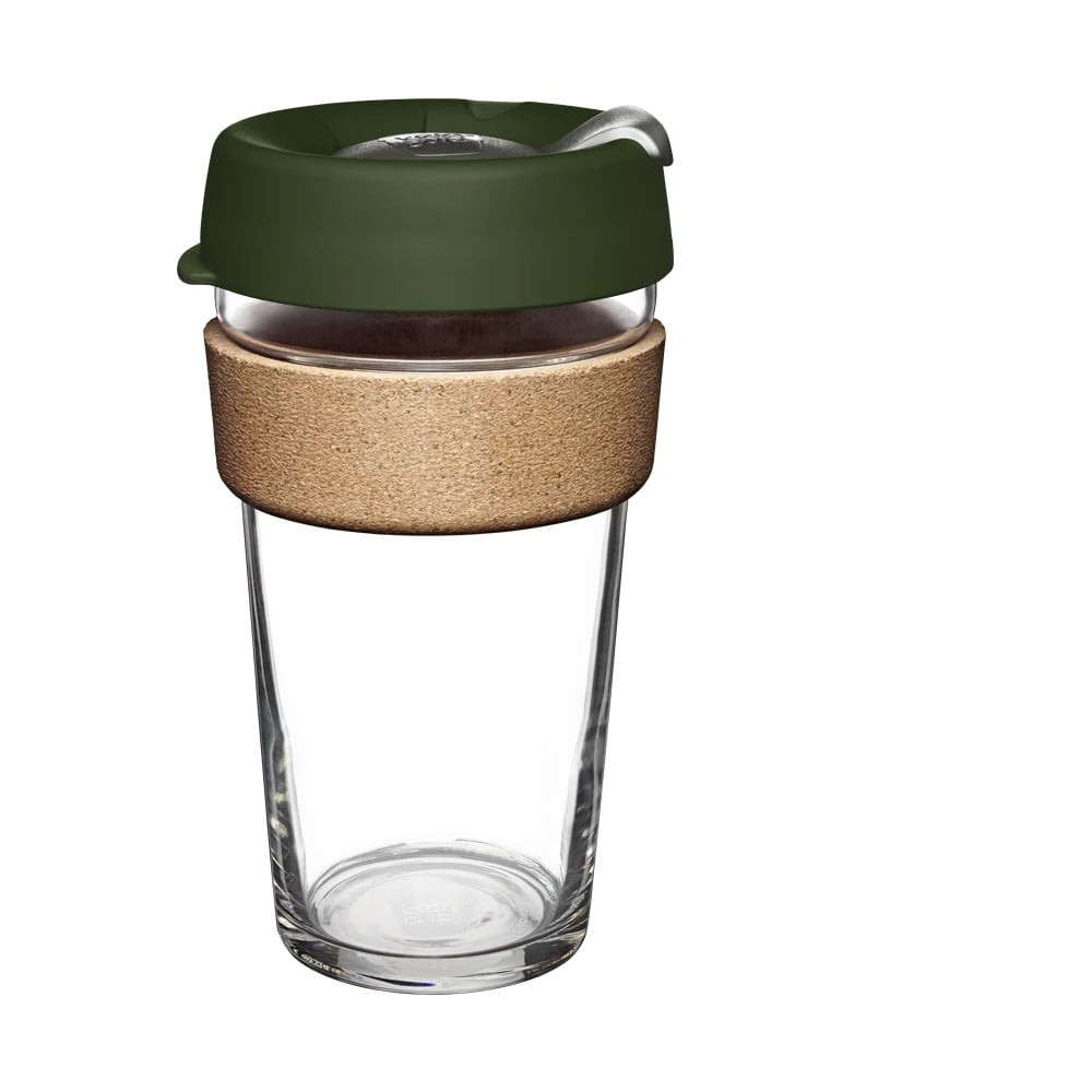 Zelený cestovní hrnek 454 ml Brew Cork Pine L – KeepCup