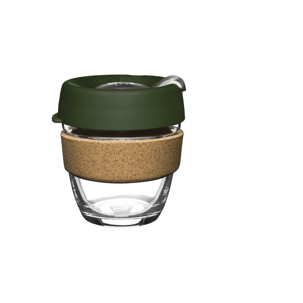 Zelený cestovní hrnek 227 ml Brew Cork Pine S – KeepCup