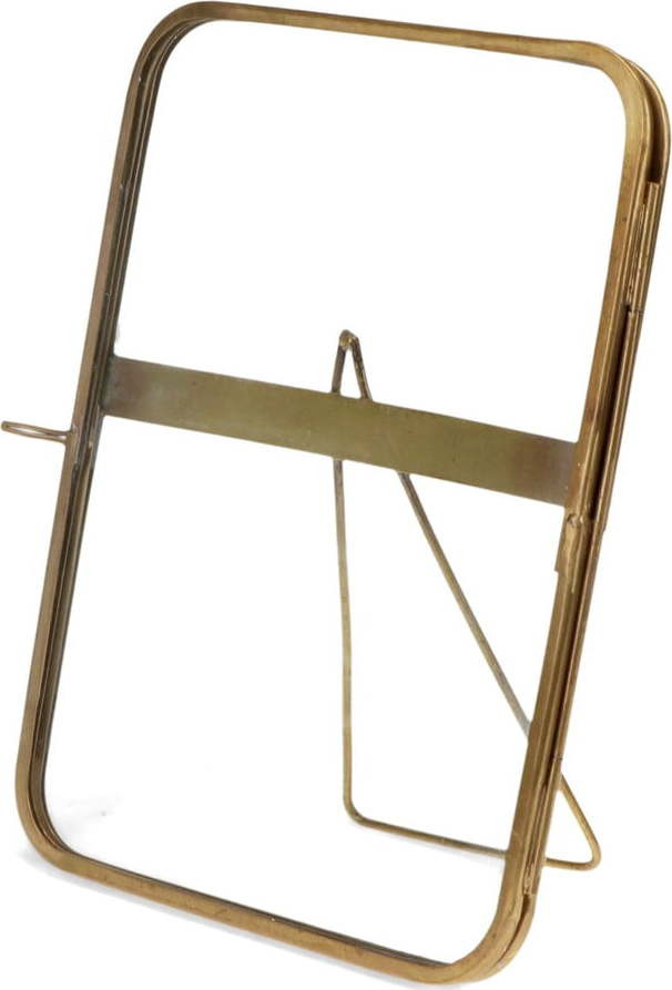 Kovový stojací rámeček ve zlaté barvě 14x18 cm – Rex London