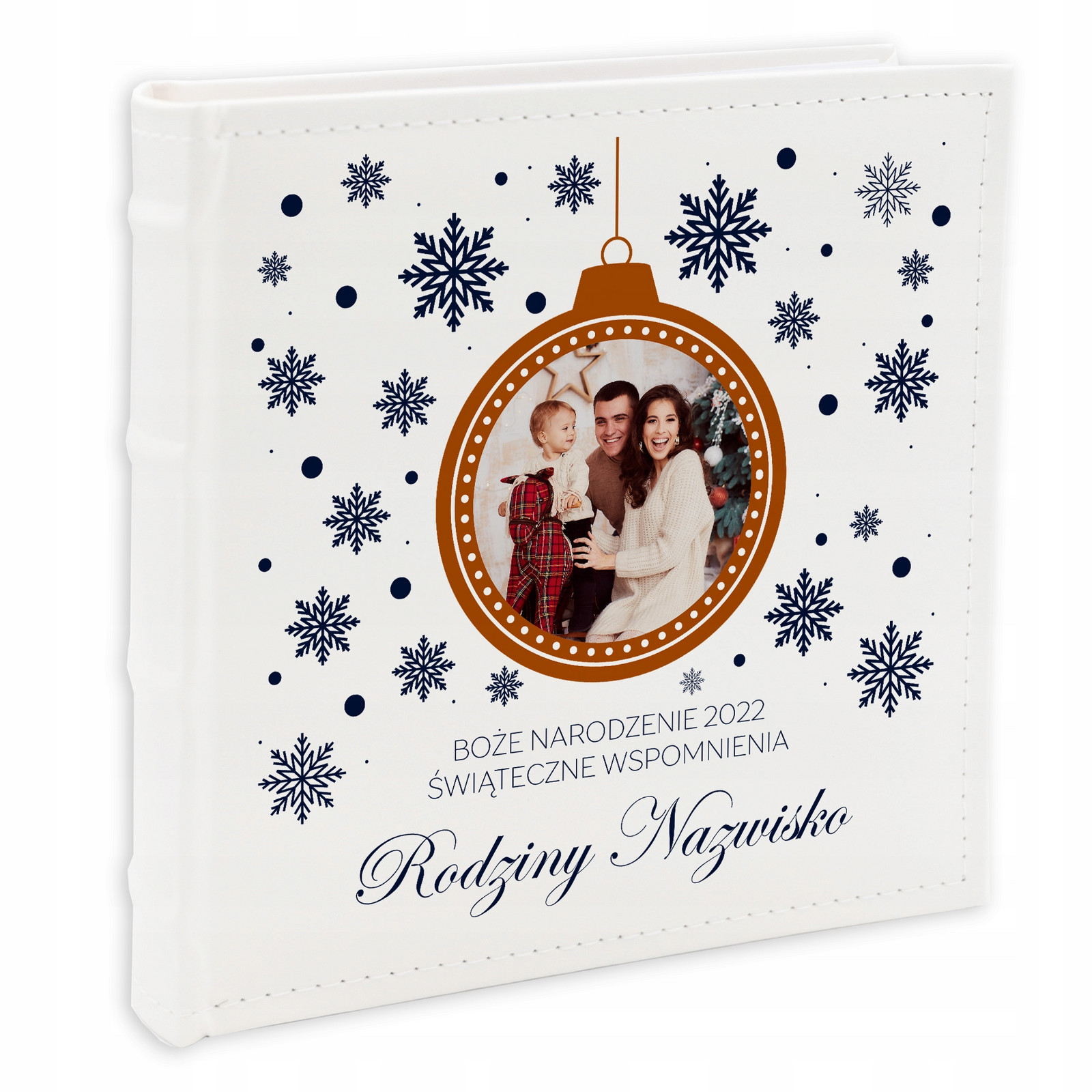 Fotoalbum 10x15cm Bílé Vánoce Rok Průvodce Projekt