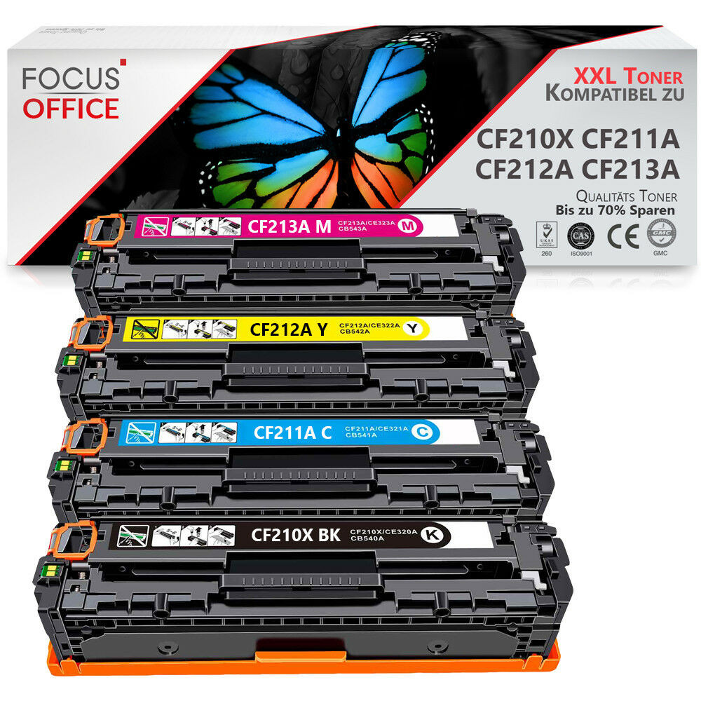 4x Toner pro Hp 131X, Pro 200 CF210X, M251 M276