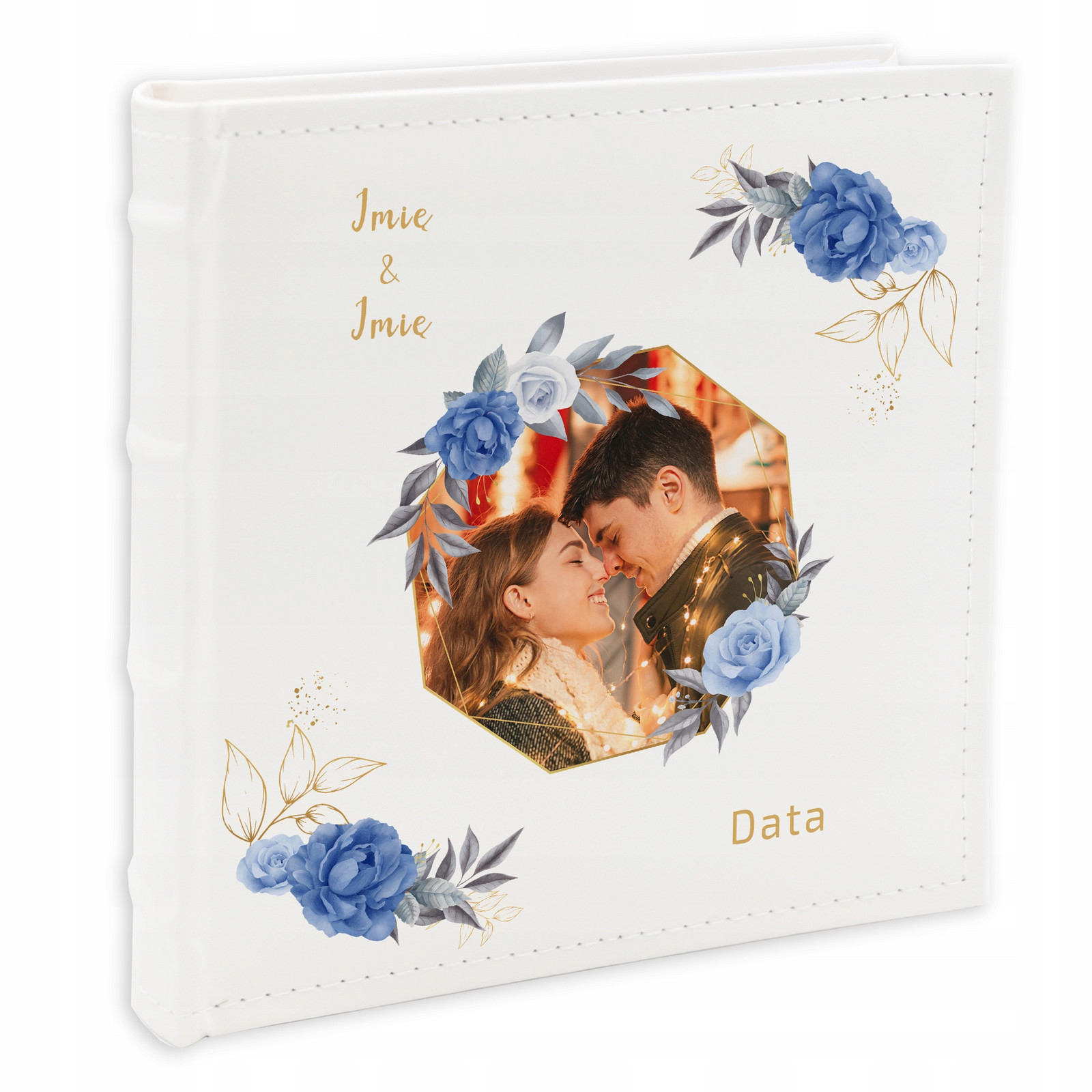 Fotoalbum 10x15cm Bílý Svatební Suvenýr Správná Osoba Průvodce