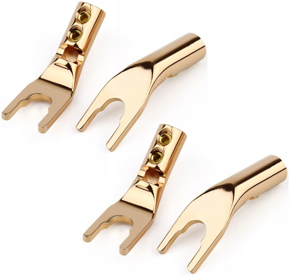 Vidlicové Konektory Nakamichi Hq Hi-end Měděné 4ks