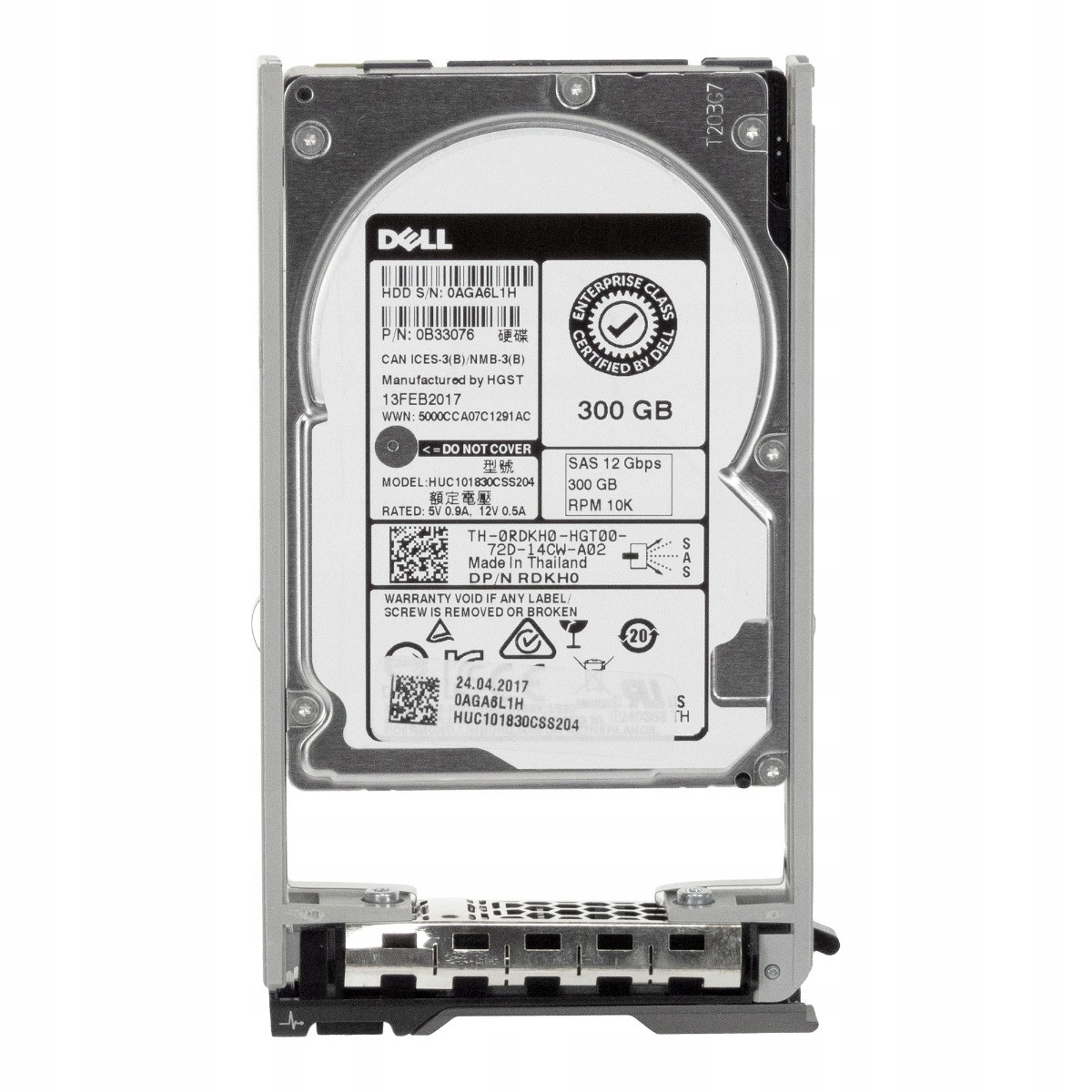 Dell 0RDKH0 300GB 10K 64MB SAS-3 2,5'' HUC101830CSS204
