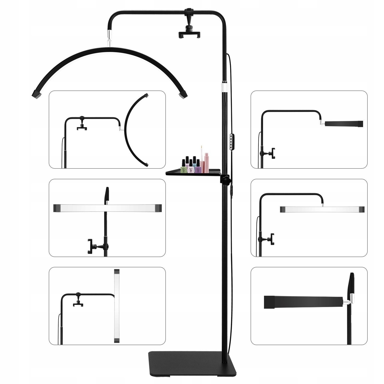 Led lampa Kosmetická Nestíněná Moon pro Make-up Nehty Řasy 45W +Pilot