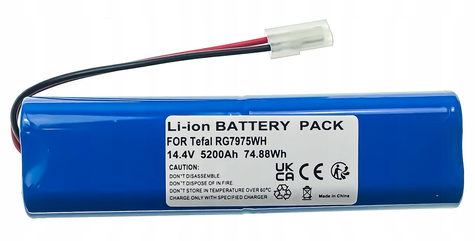 Baterie pro Tefal Serie 95 Total Care RG7987 RG7975WH 5,2Ah 14,4V 14,8V