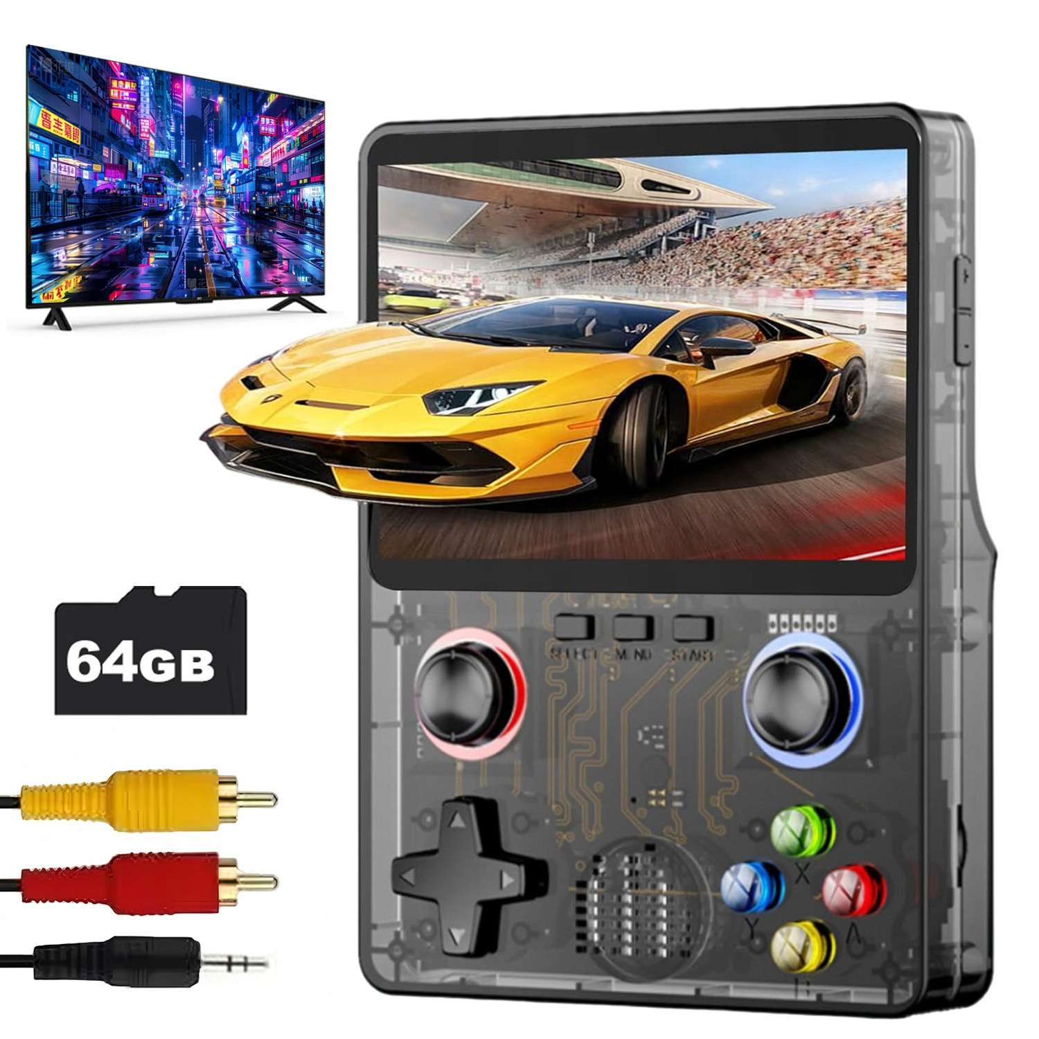 Herní Konzole Dual Joystick Retro S 6000 Games Vysoký Výkon