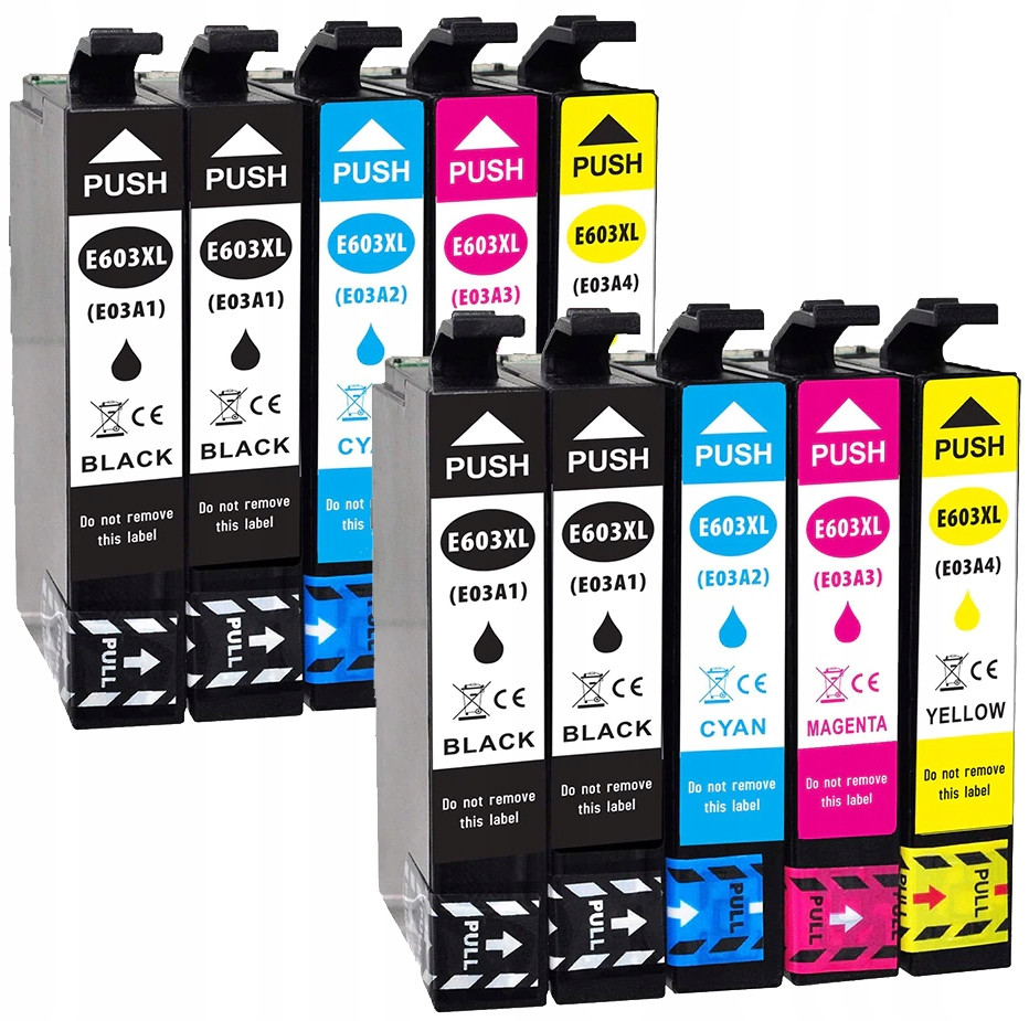 10x inkoust pro Drukarki Epson WorkForce WF-2810 Dwf