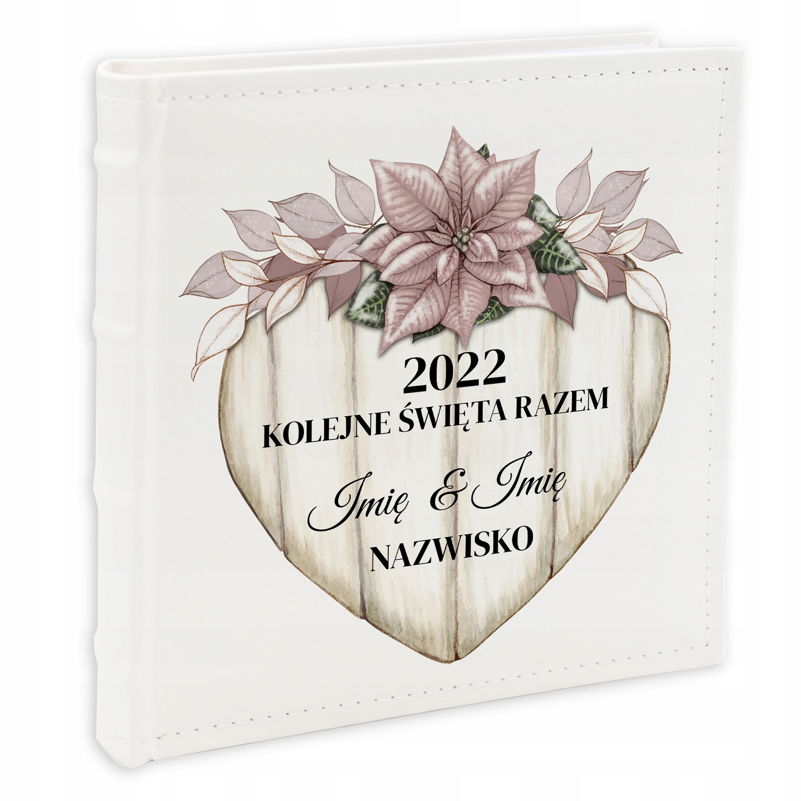 Fotoalbum 10x15cm Bílé Vánoce Dohromady Jména Data Kreator
