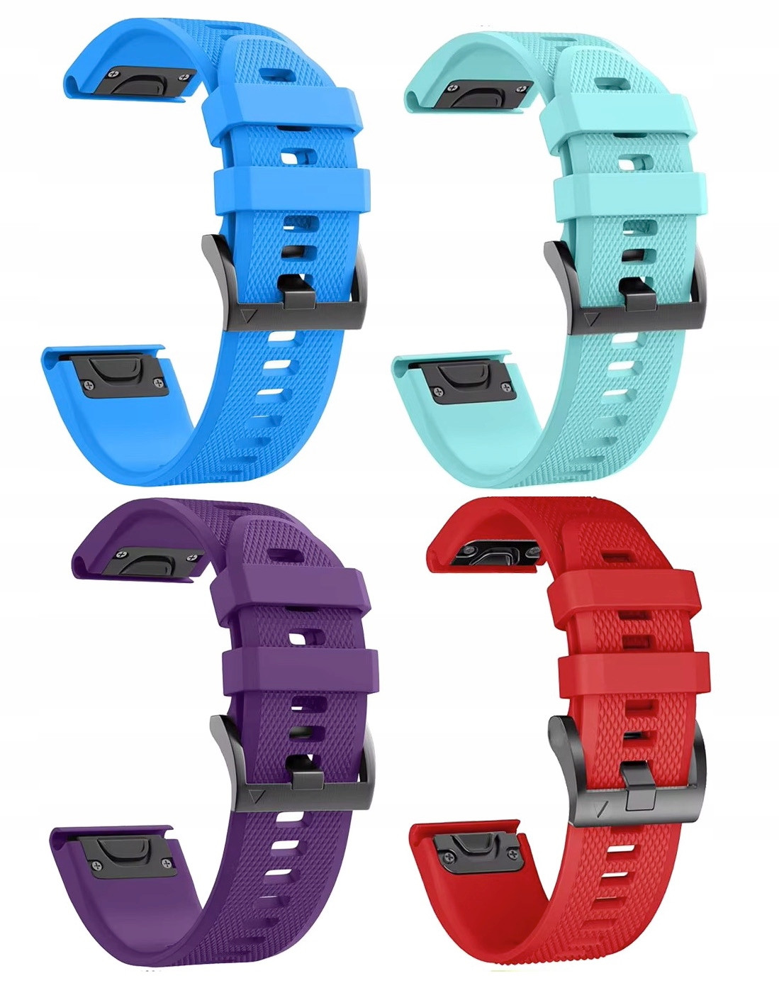 4x Řemínek Pro Garmin Fenix 5s Plus 6s 7s 8 43mm Solar Pro Quickfit