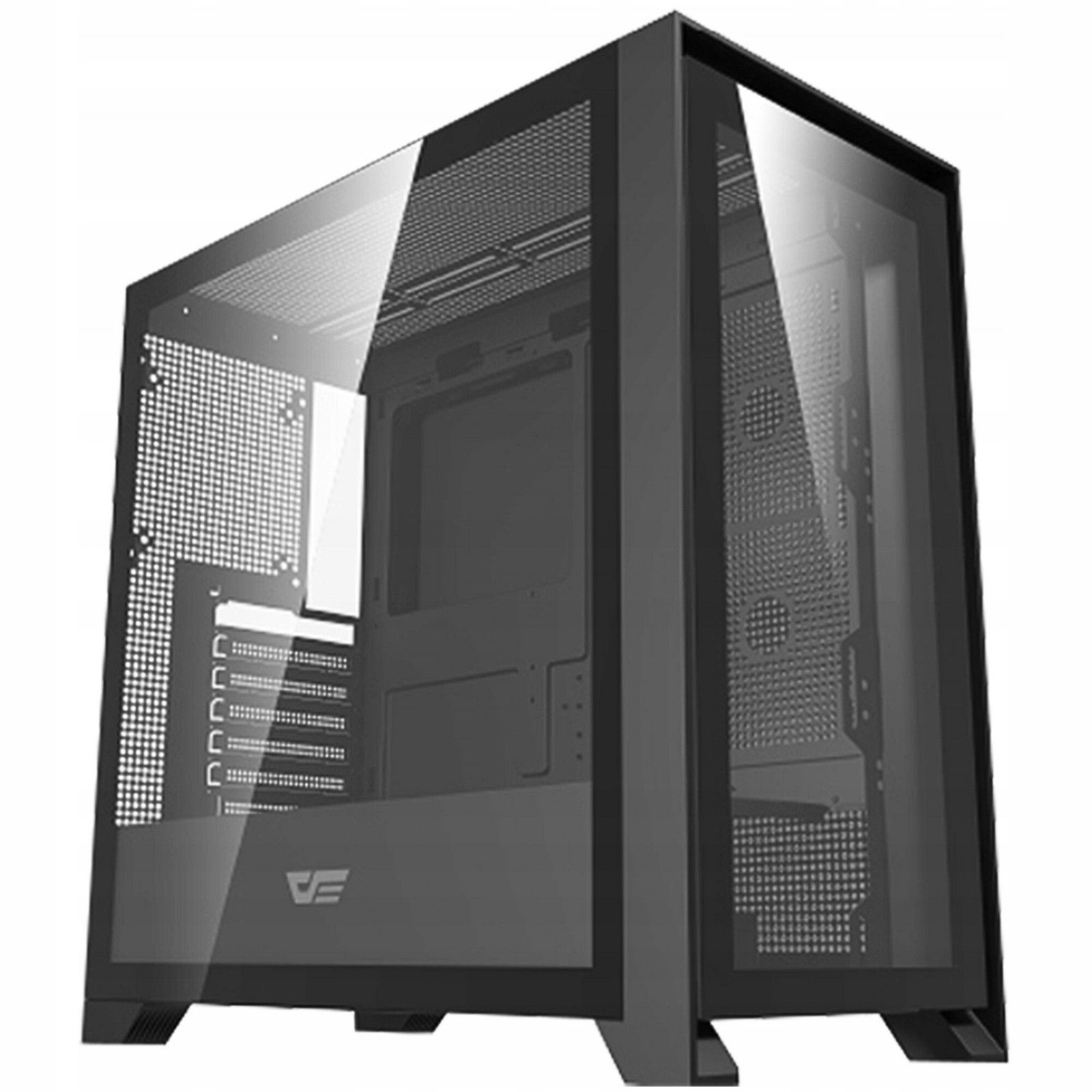 DarkFlash DRX90 Glass Počítačová skříň Atx Midi Tower Gaming Černá