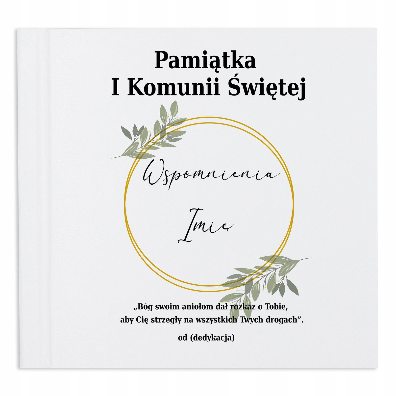 Fotoalbum Modrý Suvenýr dárek První Svaté Přijímání Věnování Jméno