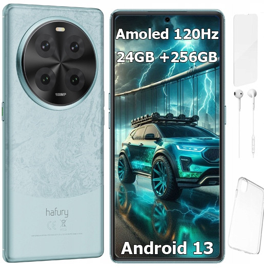 Smartphone Cubot Hafury Meet 24/256GB Amoled 2K+ Android13 Nfc Pouzdro