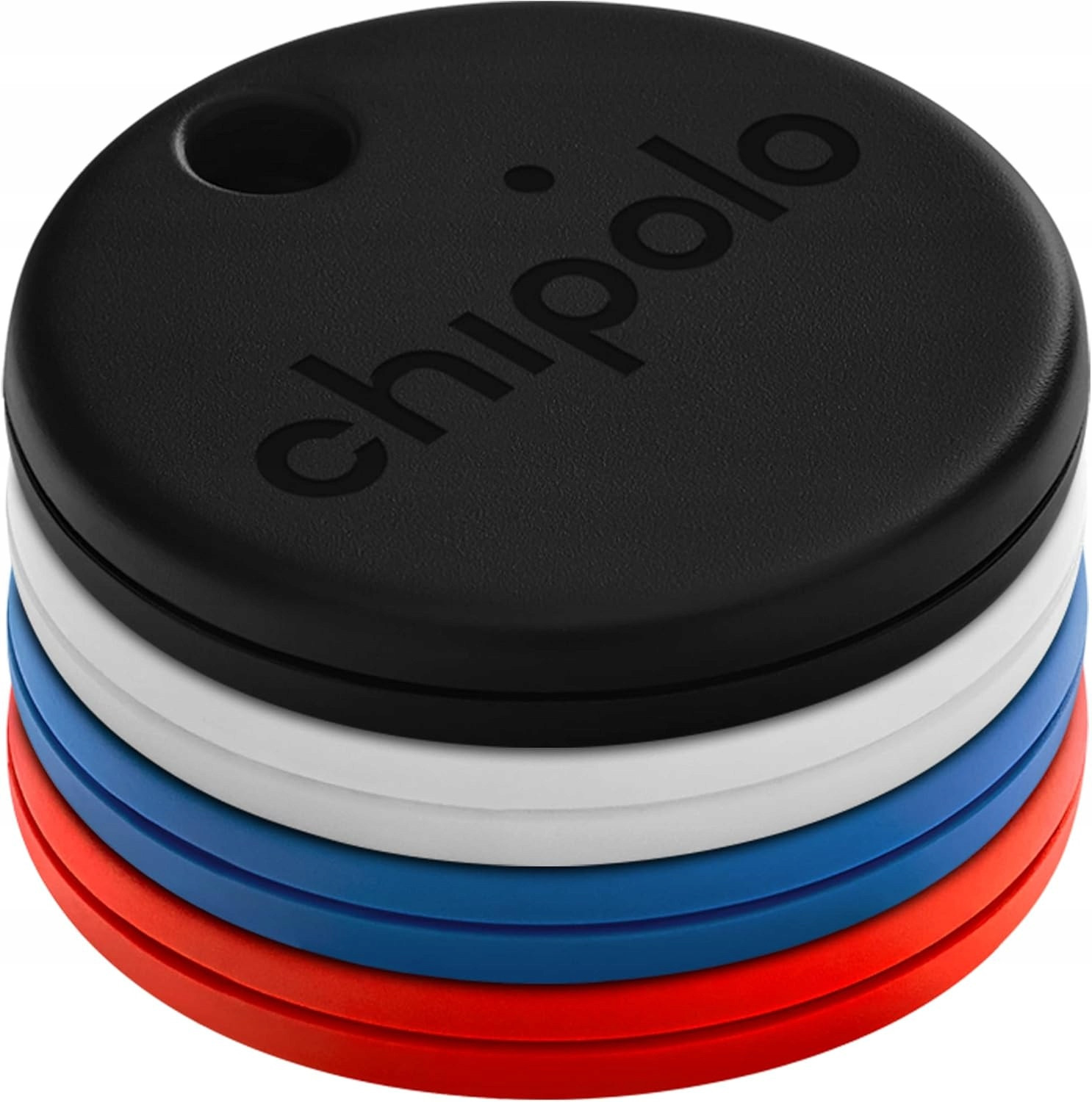 Chipolo One lokátor (4-Pack, Black, White, Red, Blue)