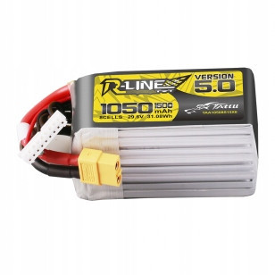 Lipol Tattu R-Line 5.0 8S 29.6V 1050mAh 150C XT60