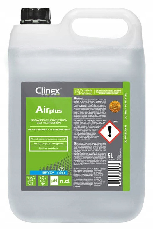 Clinex Air Plus Osvěžovač Vzduchu Svěží Vánek 5L