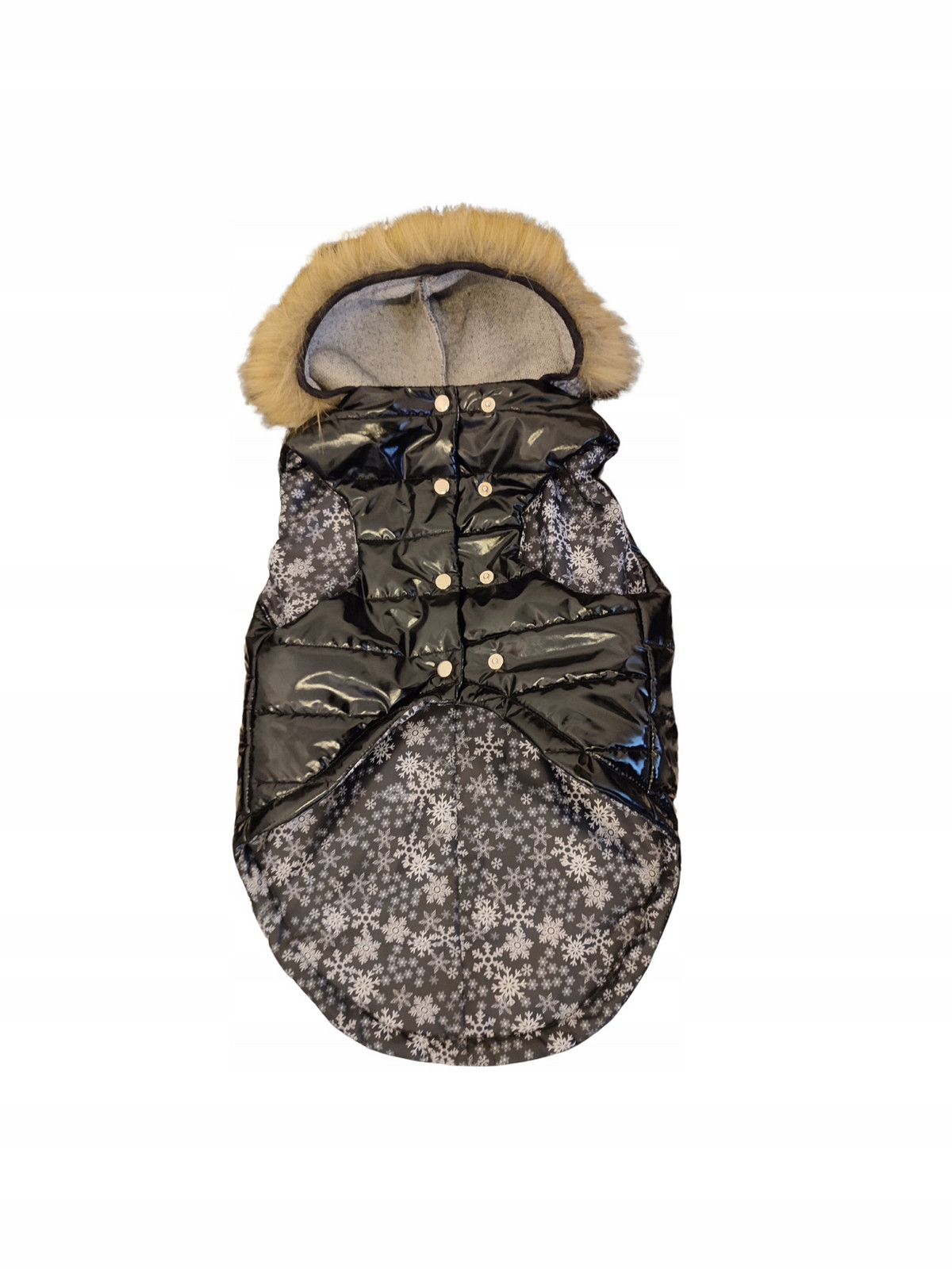 Pchełka Teplá Bunda S Kapucí Pro Psa Blanka černá vel. XL