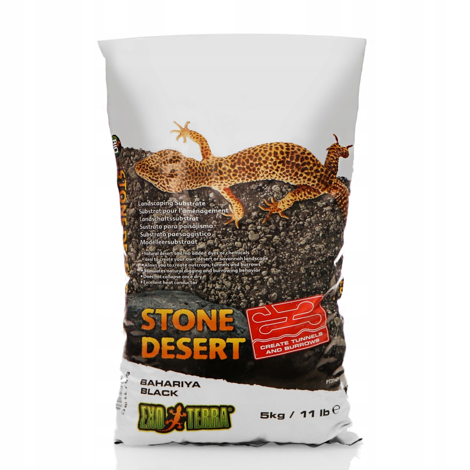 Exo Terra Stone Desert Black 5kg pouštní substrát do terária