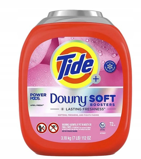 Tide 4in1 Downy April Fresh 72 ks Kapsle na praní prádla