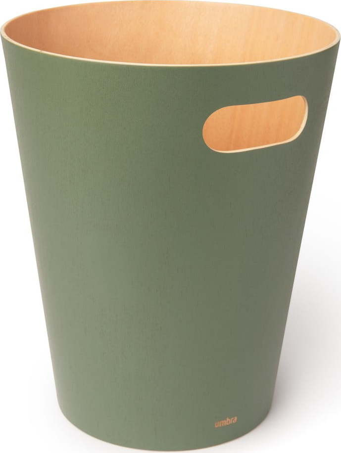 Zelený odpadkový koš 7,5 l Woodrow – Umbra