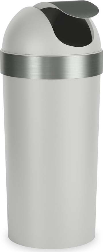 Šedý plastový odpadkový koš 62 l Venti – Umbra