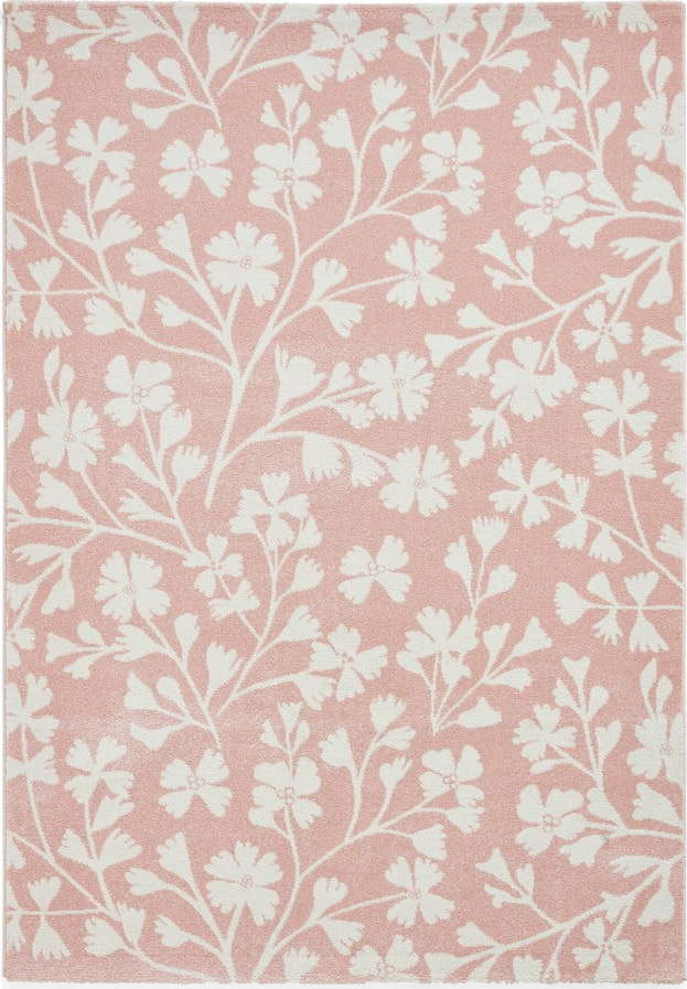 Světle růžový koberec 120x170 cm Grace Floral – Catherine Lansfield