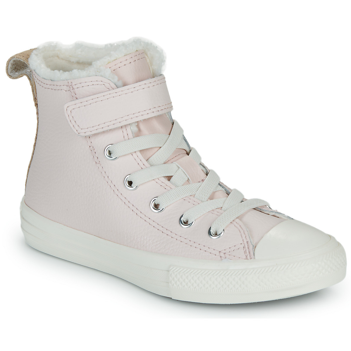 Converse  CHUCK TAYLOR ALL STAR LEATHER   SHERPA EASY-ON  Růžová