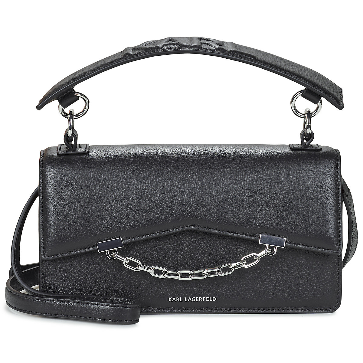 Karl Lagerfeld  K/SEVEN GRAINY CROSSBODY  Černá