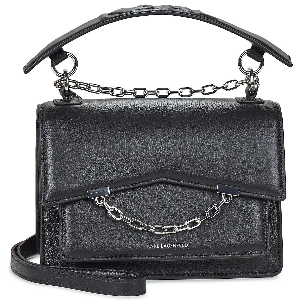 Karl Lagerfeld  K/SEVEN GRAINY SHOULDER BAG  Černá