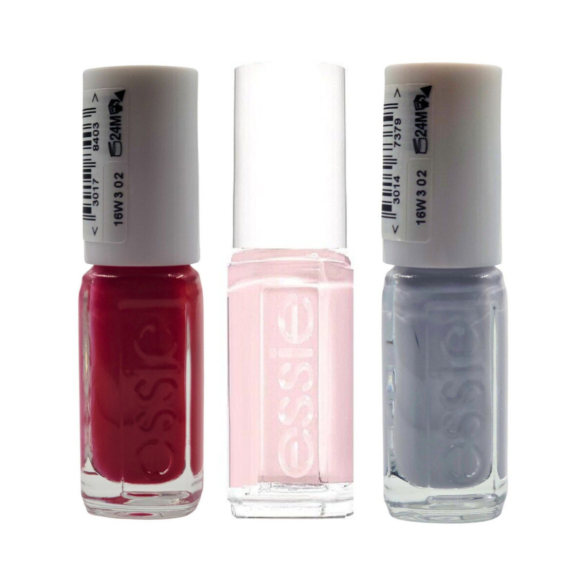 Essie  Set of 3 Mini Nail Polishes - 60 Really Red / 11 Not Ju