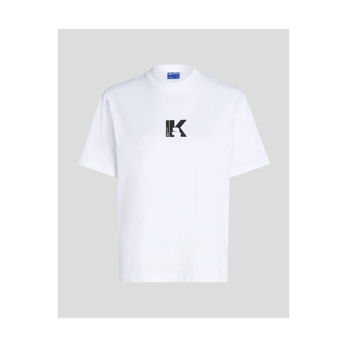 Karl Lagerfeld  A1W17031 REG SS LOGO TEE  Bílá