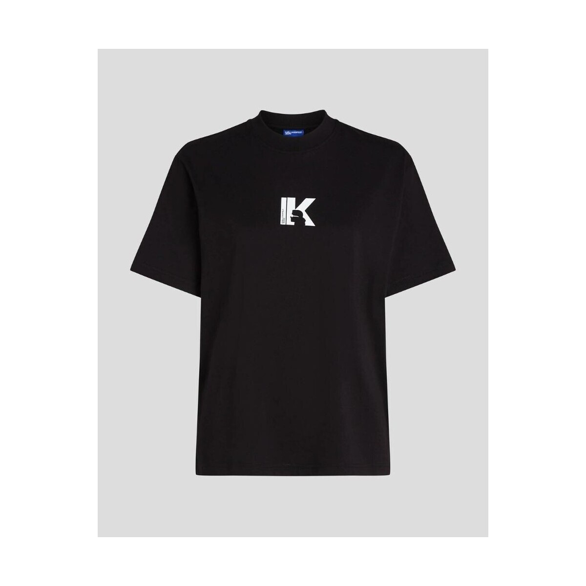 Karl Lagerfeld  A1W17031 REG SS LOGO TEE  Černá