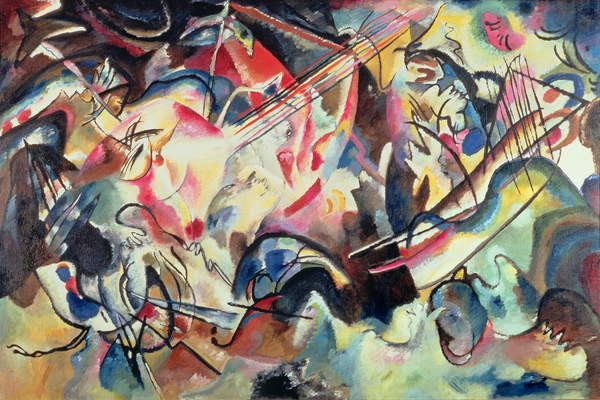 Wassily Kandinsky Obrazová reprodukce Composition No. 6 (1913), Wassily Kandinsky, 40 × 26.7 cm