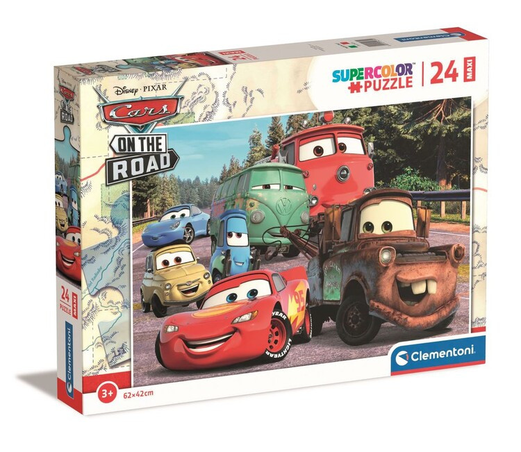 CLEMENTONI Puzzle Disney - Cars on the Road, 24 ks