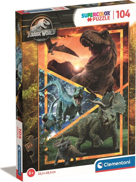 CLEMENTONI Puzzle Jurassic World, 104 ks